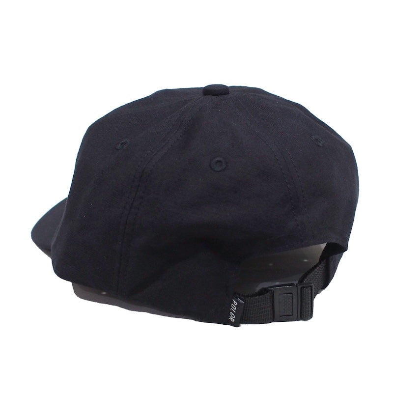 POLeR　キャップ　"COTTON CAP"　(Black)