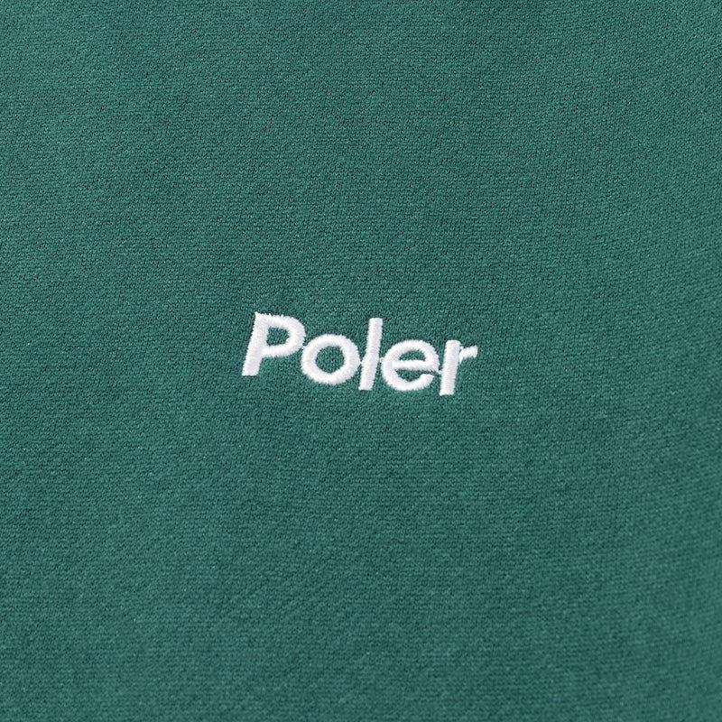 POLeR　クルースウェット　"POLER EMB CREW SWEAT"　(Green)