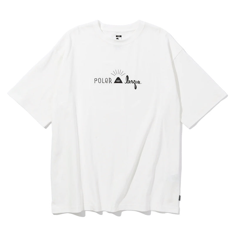 POLeR ✕ Lesque　Tシャツ　“COTTON TEE"　(White)