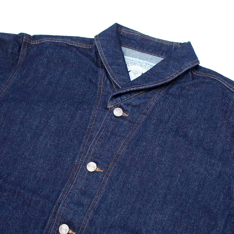 POLeR　ジャケット　"SHAWL COLLAR DENIM JKT"　(Indigo)