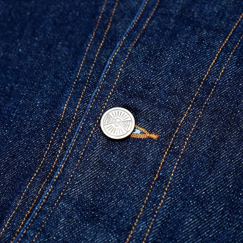 POLeR　ジャケット　"SHAWL COLLAR DENIM JKT"　(Indigo)