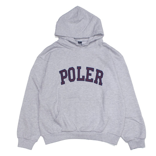 POLeR　パーカー　"COLLEGE HOOD SWEAT"　(Ash Gray)