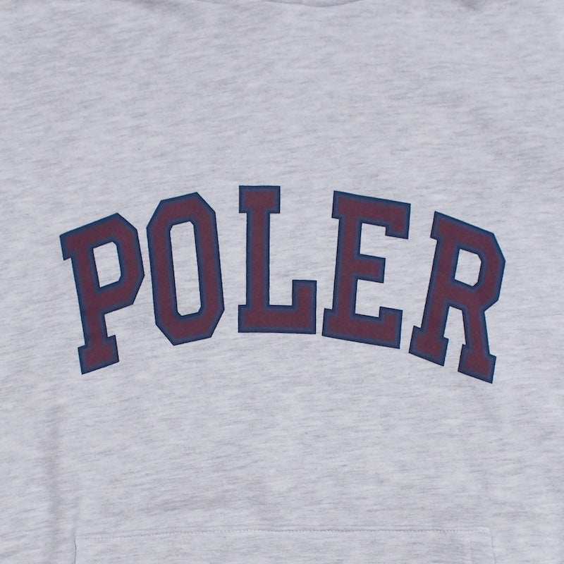 POLeR　パーカー　"COLLEGE HOOD SWEAT"　(Ash Gray)