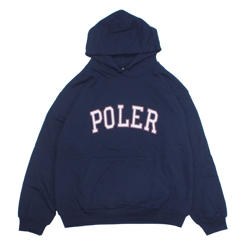 POLeR　パーカー　"COLLEGE HOOD SWEAT"　(Navy)