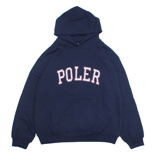 POLeR　パーカー　"COLLEGE HOOD SWEAT"　(Navy)