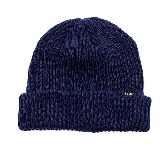POLeR　ビーニー　"STANDARD BEANIE"　(Navy)