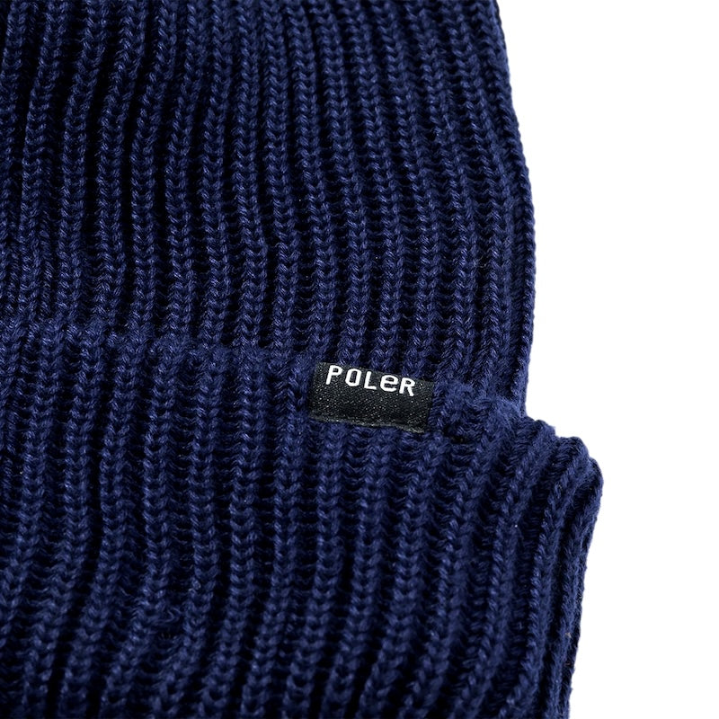 POLeR　ビーニー　"STANDARD BEANIE"　(Navy)