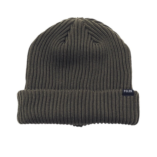 POLeR　ビーニー　"STANDARD BEANIE"　(Olive)