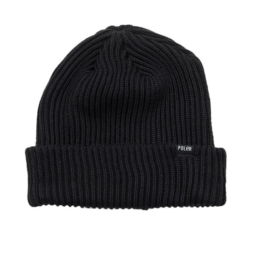 POLeR　ビーニー　"STANDARD BEANIE"　(Black)