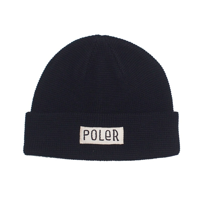 POLeR　ビーニー　"WORKERMAN BEANIE"　(Black)