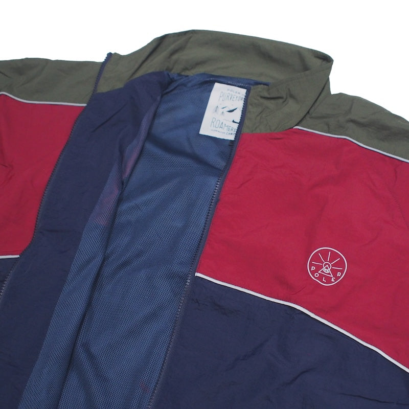 POLeR　ジャケット　" SHIRRING NYLON PIPING JACKET"　(Multi)