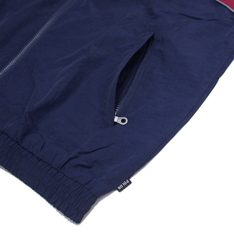 POLeR　ジャケット　" SHIRRING NYLON PIPING JACKET"　(Multi)