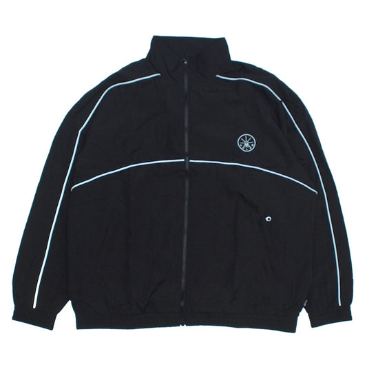 POLeR　ジャケット　" SHIRRING NYLON PIPING JACKET"　(Black)