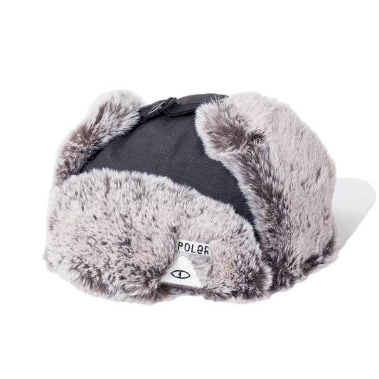 POLeR　フライトキャップ　"MILITARY FUR VISOR CAP"　(Charcoal Gray)