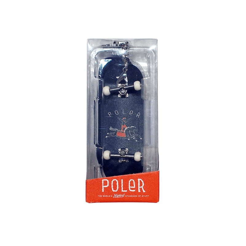 POLeR キーホルダー FINGER SKATEBOARD KEYCHAIN ブラック 商品画像 3