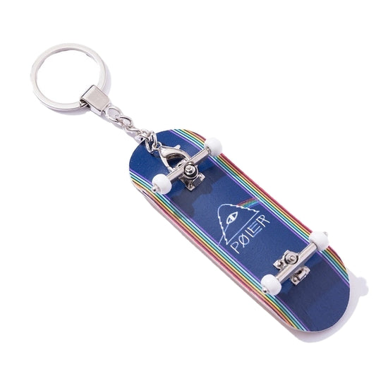 POLeR キーホルダー FINGER SKATEBOARD KEYCHAIN ネイビー 商品画像 1