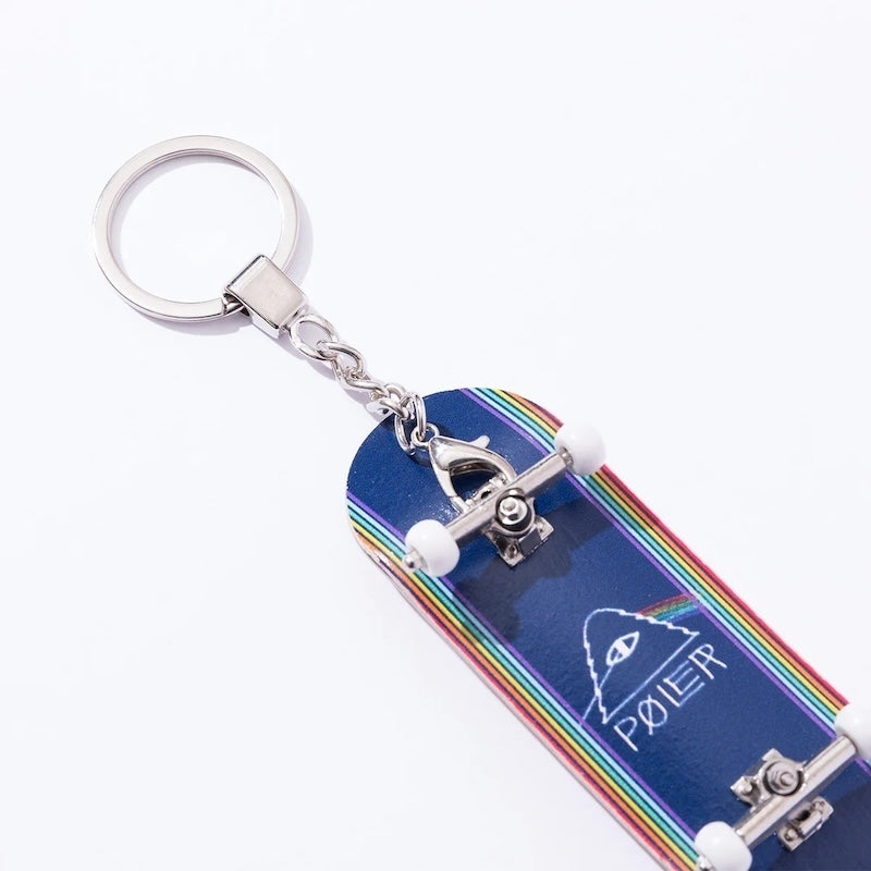 POLeR キーホルダー FINGER SKATEBOARD KEYCHAIN ネイビー 商品画像 2