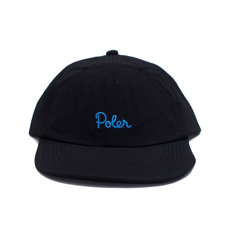 POLeR キャップ NYLON FLOPPY BASEBALL CAP ブラック 商品画像 正面