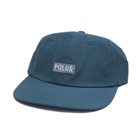 POLeR キャップ FURRY FONT NYLON 6P CAP (Slate Green) 商品画像 斜め