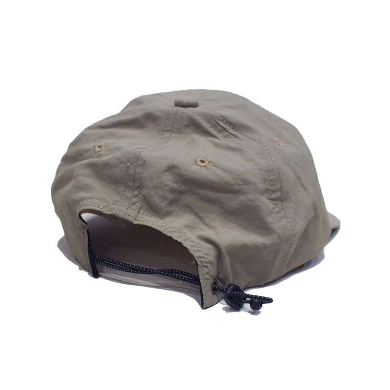 POLeR キャップ FURRY FONT NYLON 6P CAP ベージュ 商品画像 背面