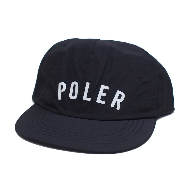 POLeR キャップ STATE NYLON CAP ブラック 商品画像 斜め