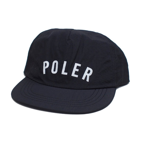 POLeR キャップ STATE NYLON CAP ブラック 商品画像 斜め