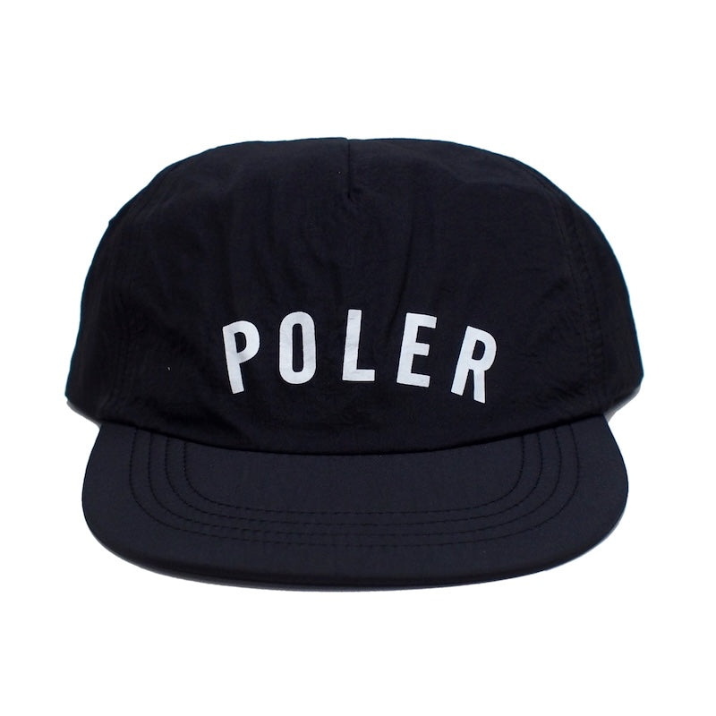POLeR キャップ STATE NYLON CAP ブラック 商品画像 正面