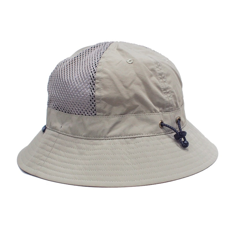 POLeR ハット NYLON MESH BELL HAT ベージュ 商品画像 背面