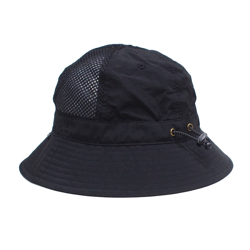 POLeR ハット NYLON MESH BELL HAT ブラック 商品画像 背面