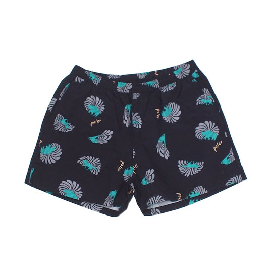 POLeR ショーツ CRITTER SHORTS ブラック 商品画像 正面