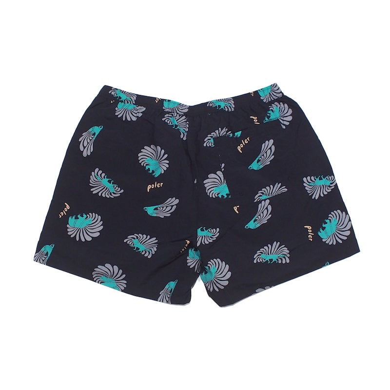 POLeR ショーツ CRITTER SHORTS ブラック 商品画像 背面