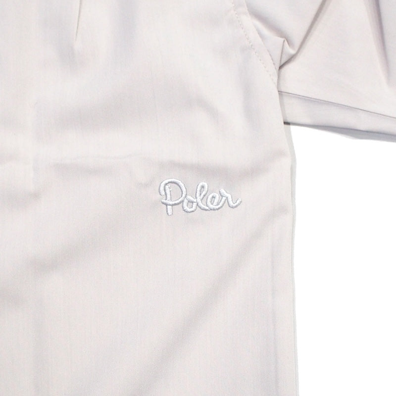 POLeR S/Sシャツ POLER GUAYABERA SHIRTS ベージュ 商品画像 バック刺繍