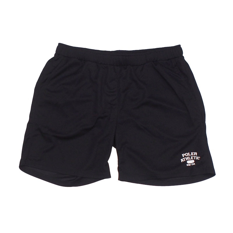 POLeR ショーツ QUICK DRY MESH SHORTS ブラック 商品画像 正面