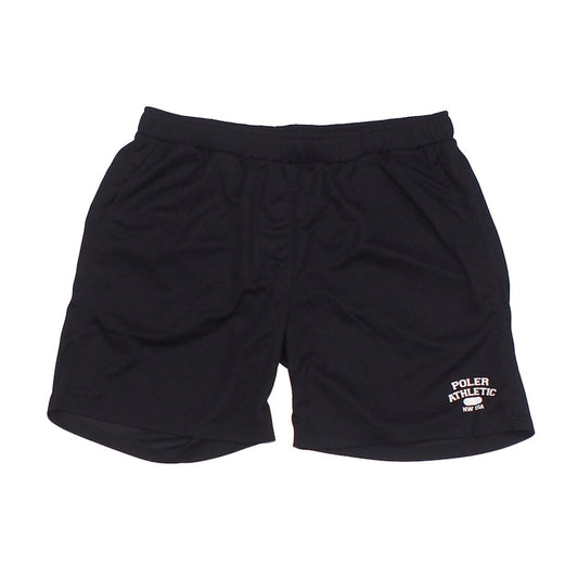 POLeR ショーツ QUICK DRY MESH SHORTS ブラック 商品画像 正面