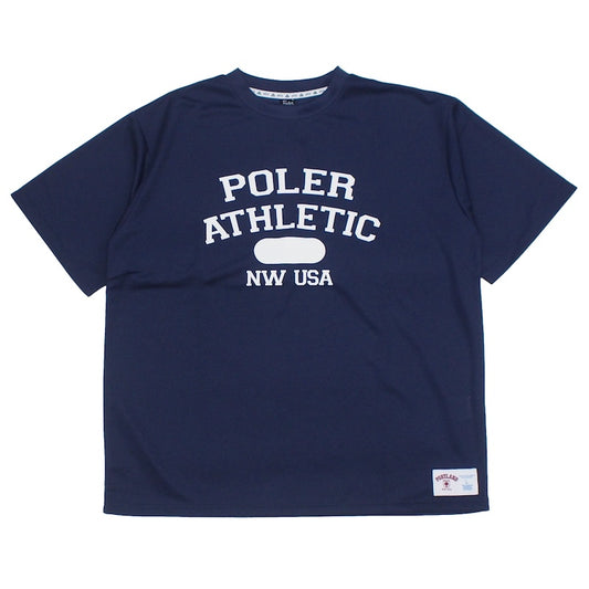 POLeR Tシャツ QUICK DRY MESH TEE ネイビー  商品画像 正面