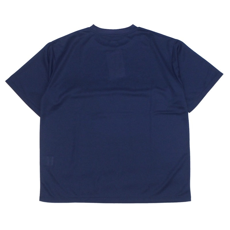POLeR Tシャツ QUICK DRY MESH TEE ネイビー  商品画像 背面