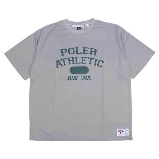 POLeR Tシャツ QUICK DRY MESH TEE グレー 商品画像 正面