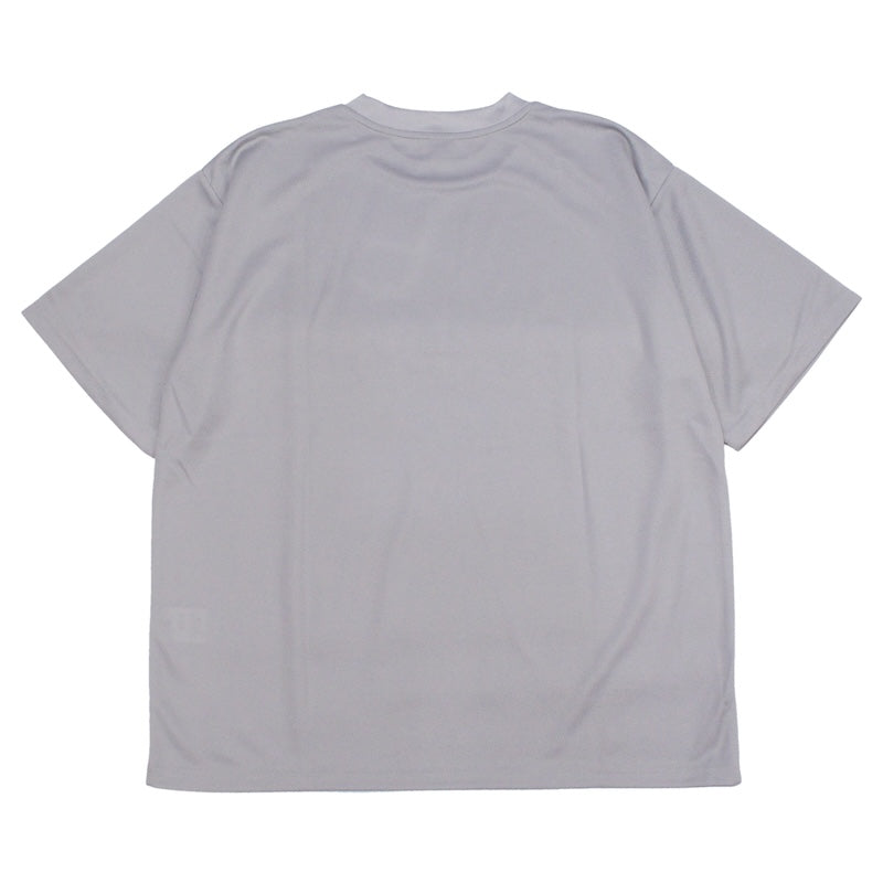 POLeR Tシャツ QUICK DRY MESH TEE グレー 商品画像 背面