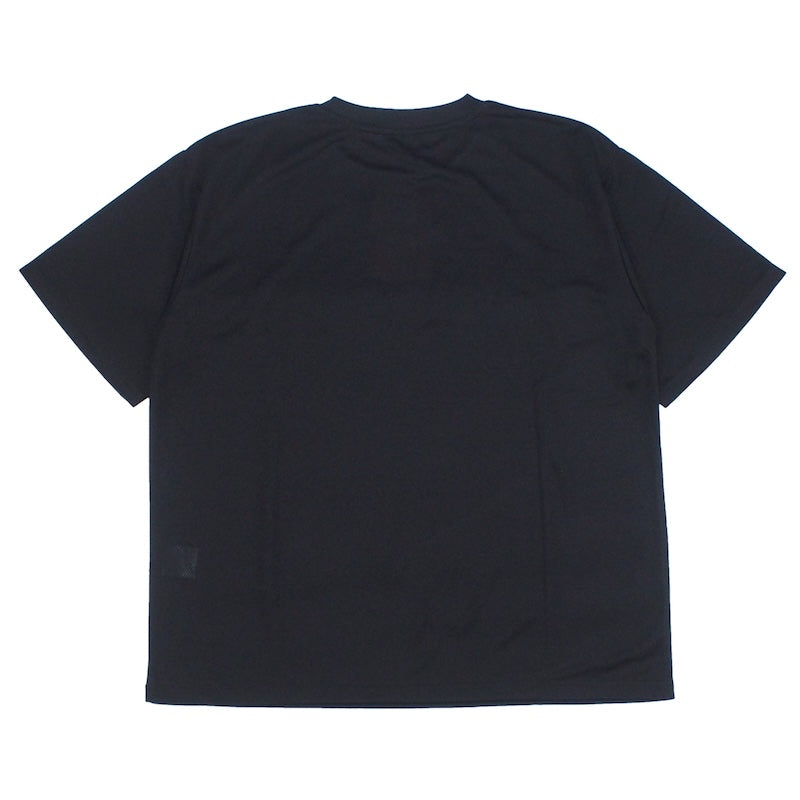 POLeR Tシャツ QUICK DRY MESH TEE ブラック 商品画像 背面