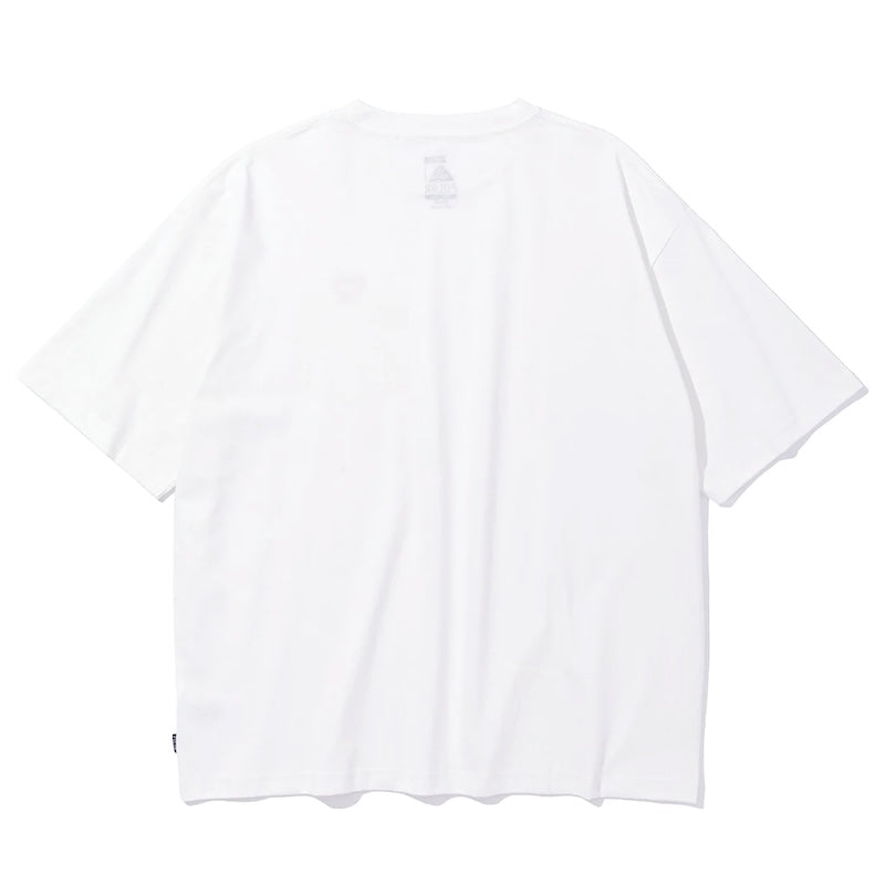 POLeR Tシャツ FURRY HEART RELAX FIT POCKET TEE ホワイト 商品画像 背面