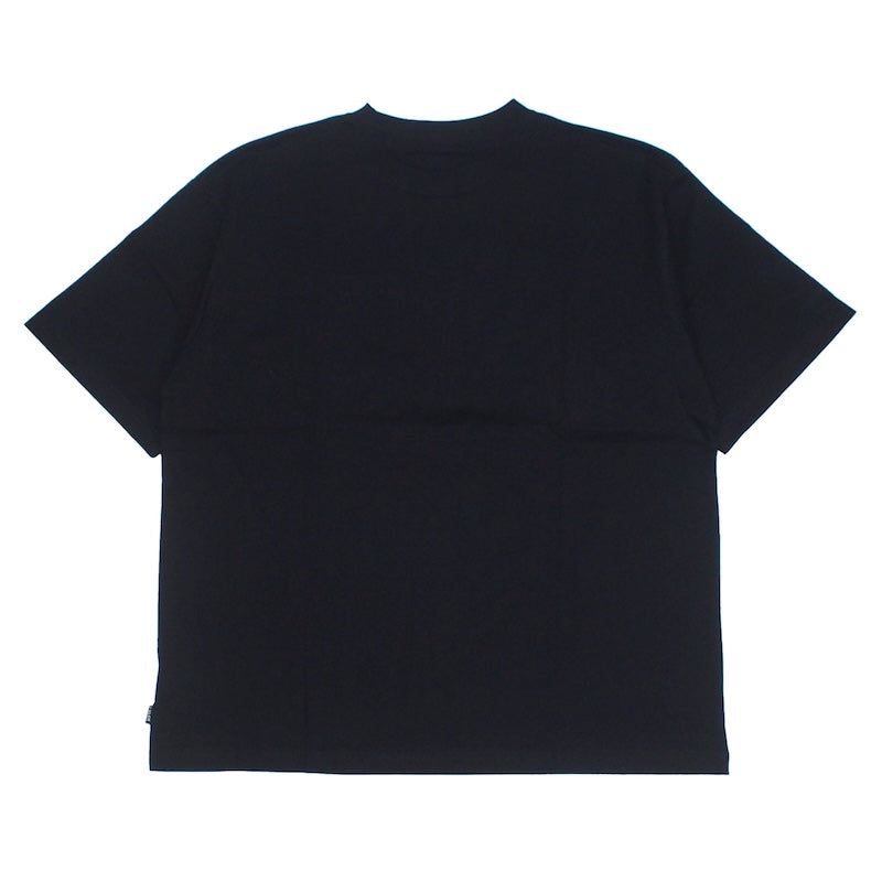 POLeR Tシャツ FURRY HEART RELAX FIT POCKET TEE ブラック 商品画像 背面