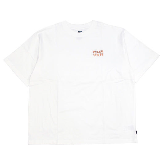 POLeR Tシャツ FESTIVAL RELAX FIT TEE ホワイト 商品画像 正面