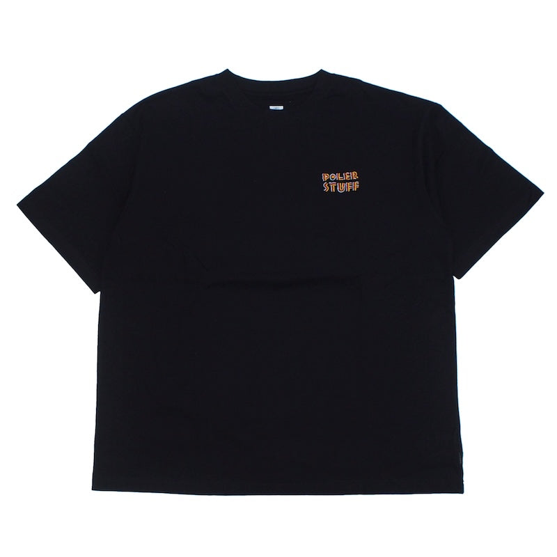 POLeR Tシャツ FESTIVAL RELAX FIT TEE ブラック 商品画像 正面