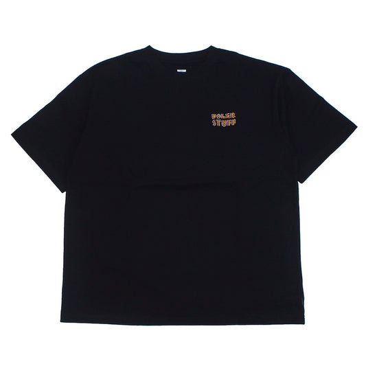 POLeR Tシャツ FESTIVAL RELAX FIT TEE ブラック 商品画像 正面