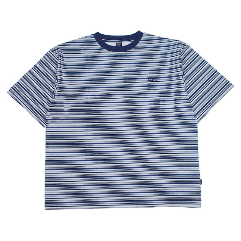 POLeR Tシャツ 90's STRIPE QUICK DRY TEE ホワイト 商品画像 正面