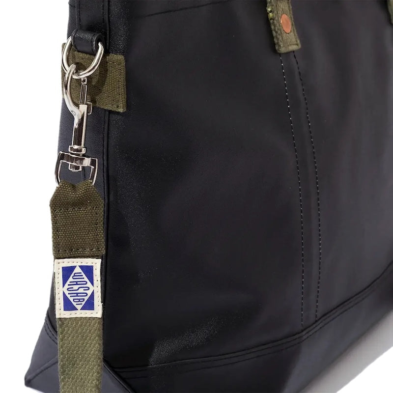 POLeR × WASABI トートバッグ DURABLE TENT TOTE S ブラック 商品画像 ストラップ