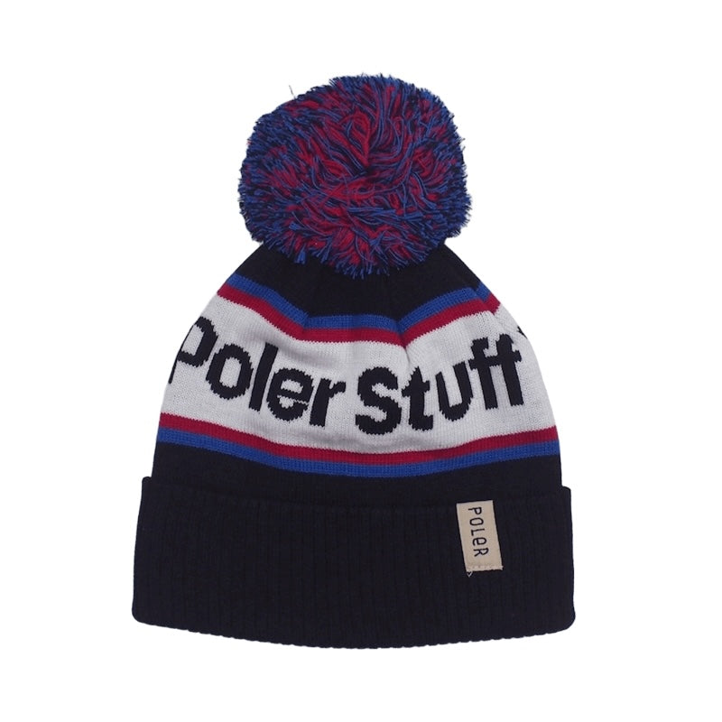 POLeR ビーニー POLER STUFF BEANIE (Black) 商品画像 正面