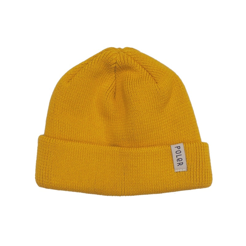 POLeR ビーニー SHALLOW BEANIE (Mustard) 商品画像 正面
