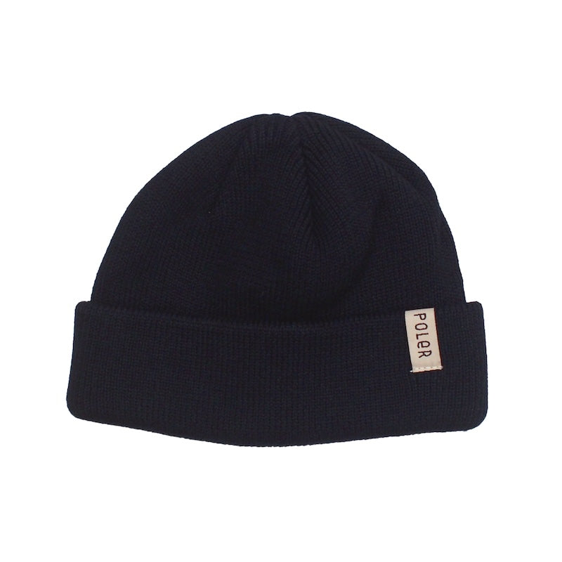 POLeR ビーニー SHALLOW BEANIE (Black) 商品画像 正面