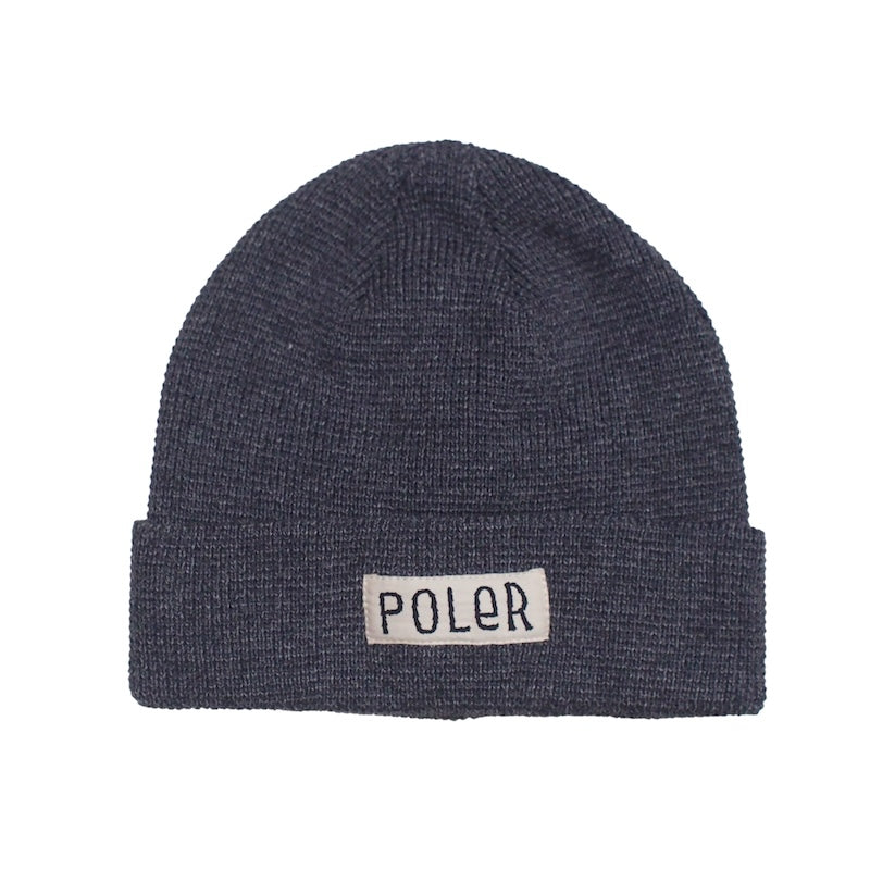 POLeR ビーニー WORKERMAN BEANIE (Charcoal) 商品画像 正面